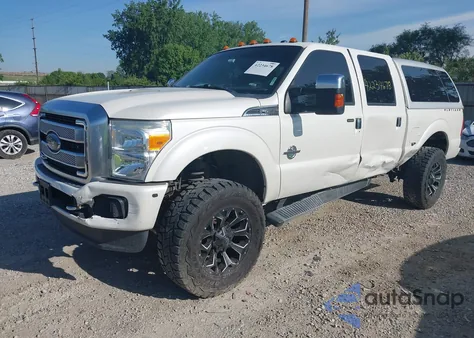 2014 Ford F-250 Lariat из США, поврежденный, VIN 1FT7W2BT5EEB58487